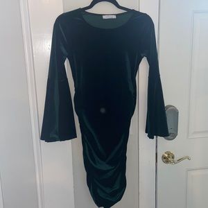 Pink blush maternity dress